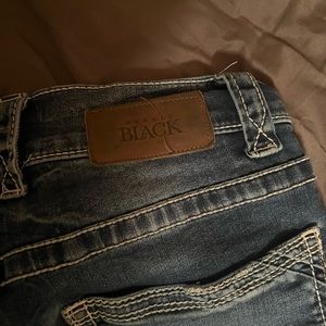 Buckle Black Mens Pants